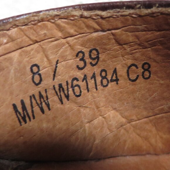 BORN Charisma Heeled sandals Size 8 Brown Leather Buckle Mary Jane #W61184 - Picture 9 of 11